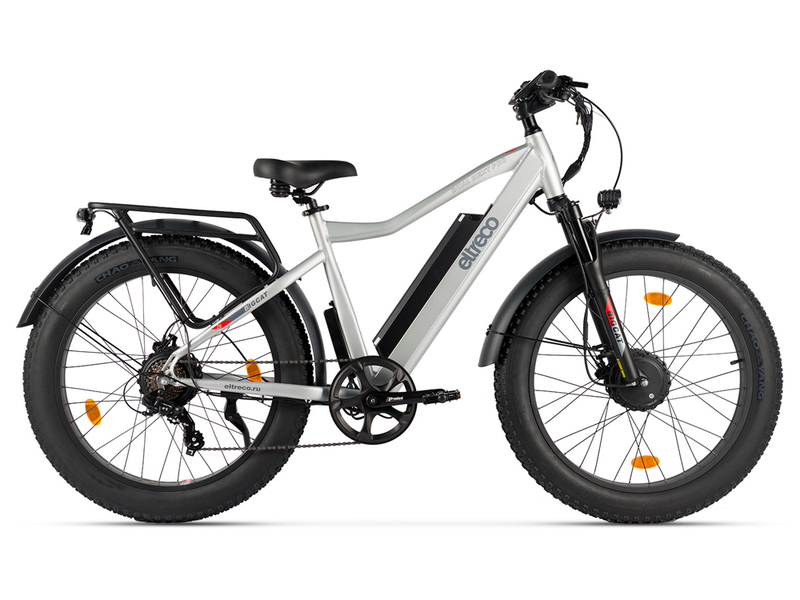 Электрофэтбайк Eltreco BigCat Dual Next PRO (серебристый матовый)