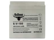 Тяговый гелевый аккумулятор RuTrike 3-EVF-180 (6V180A/H C3)